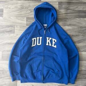F.D.T. Classics Duke University Blue Zip Up Hoodie